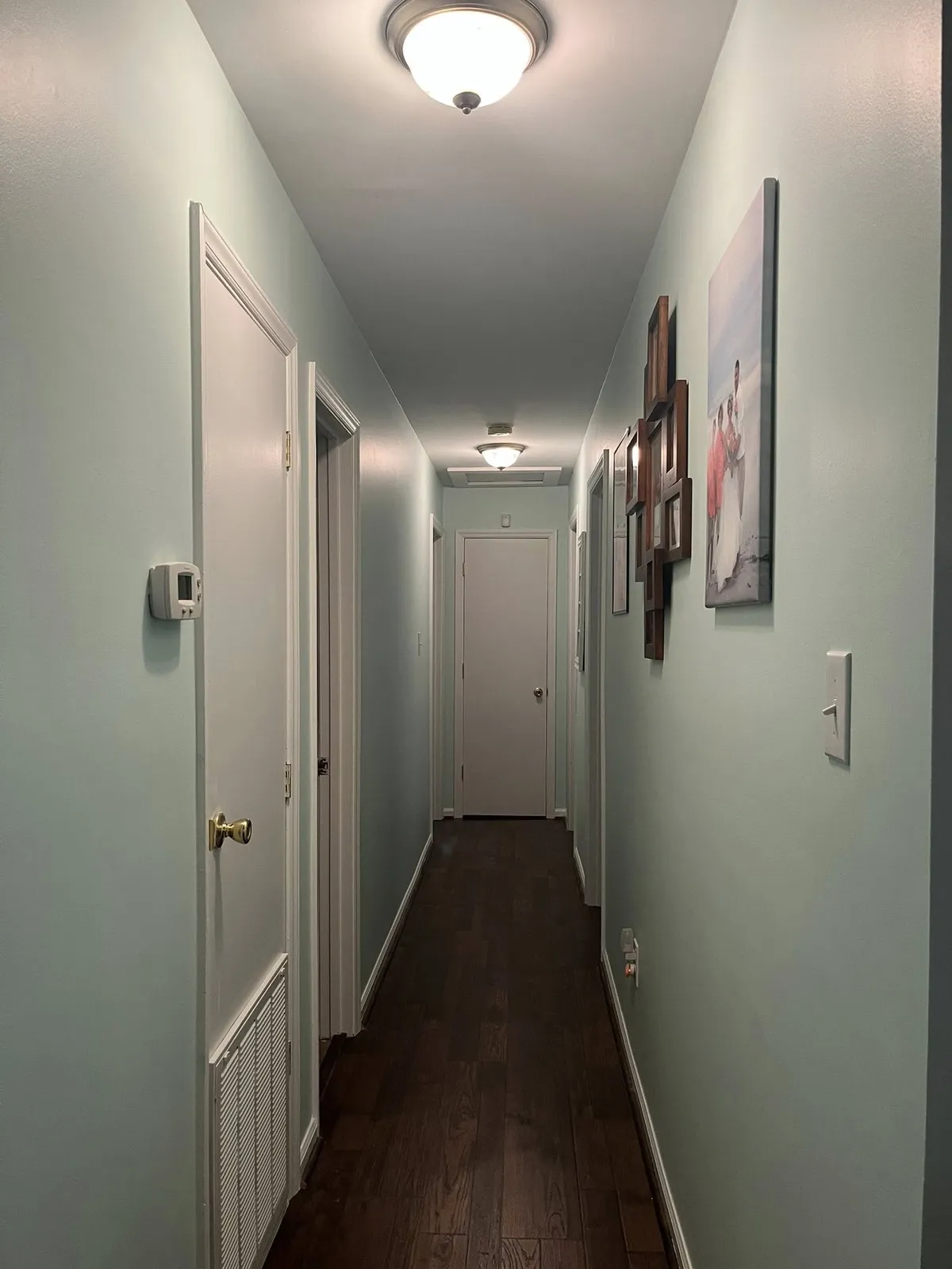 Hallway with fresh paint