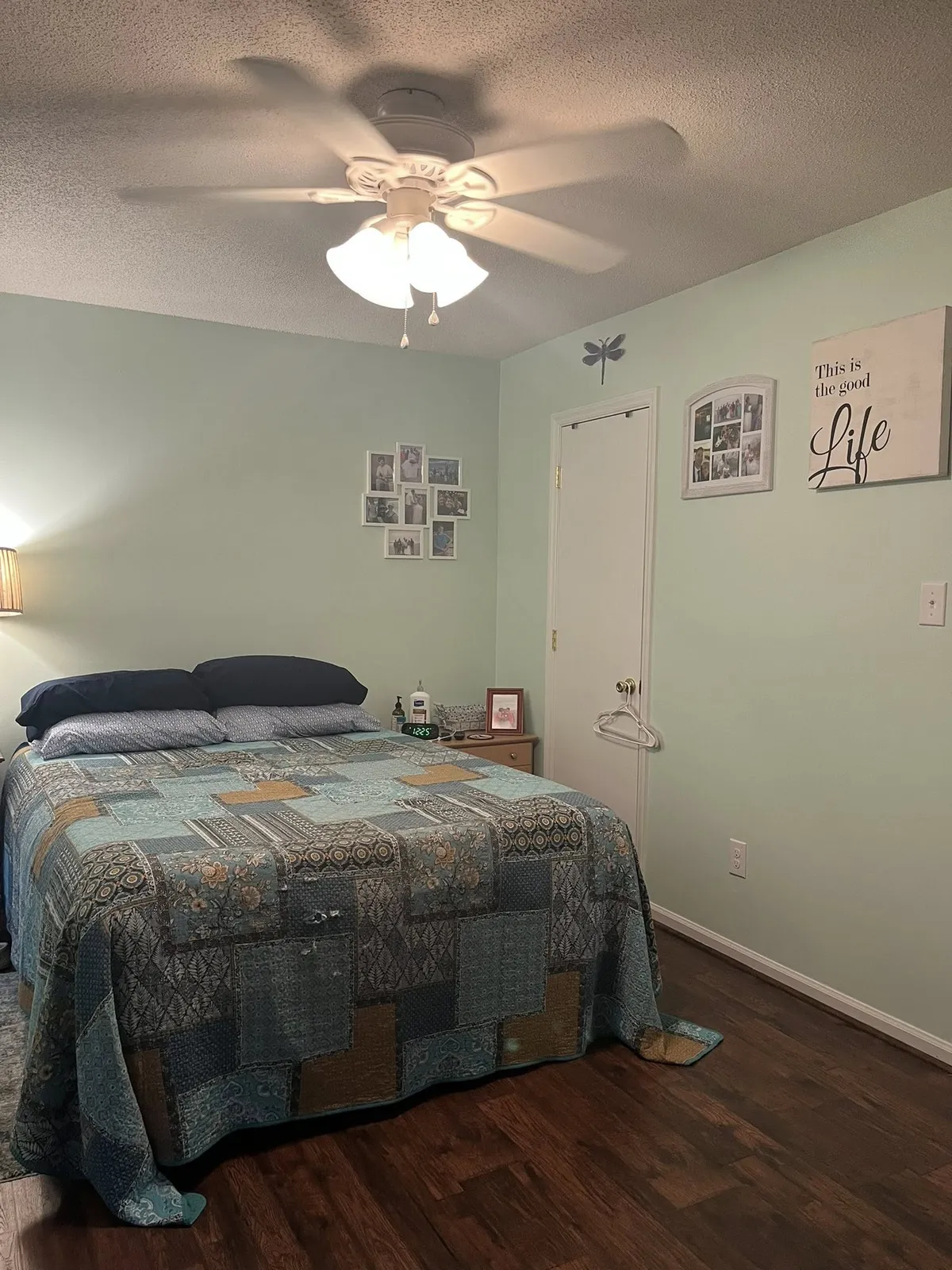 Bedroom with fresh interior paint