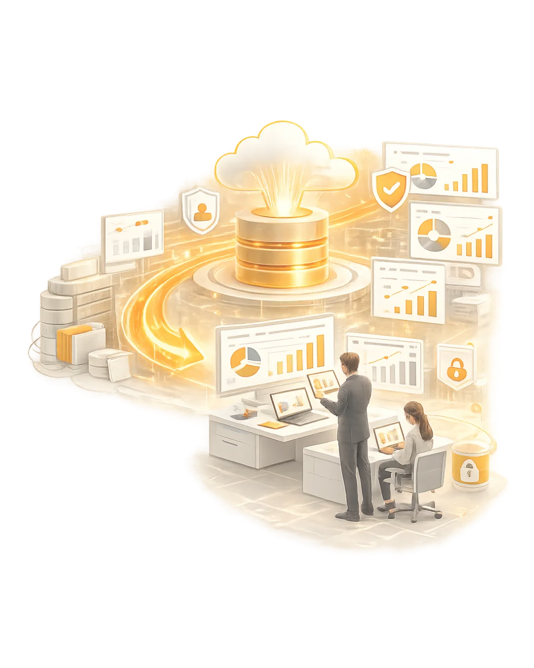 Microsoft Power BI implementation and enterprise analytics platform.
