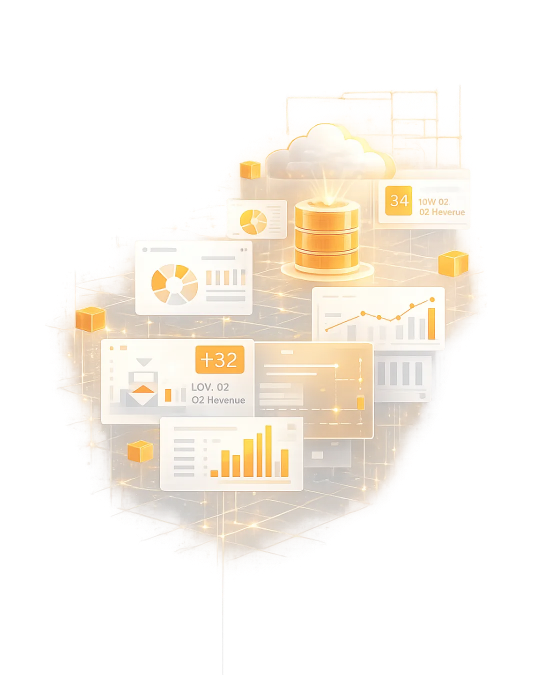 Enterprise dashboards and KPI reporting solutions.