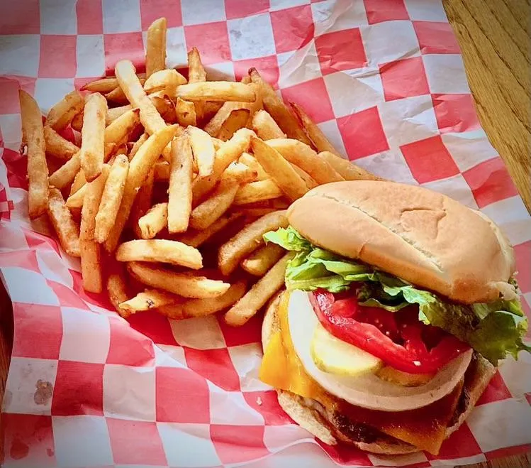 Burger and Fries