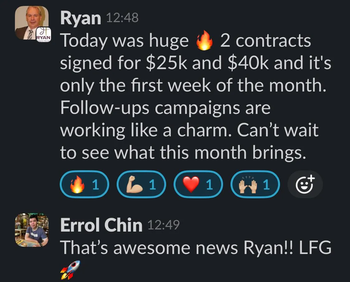 Contractor social proof screenshot 03