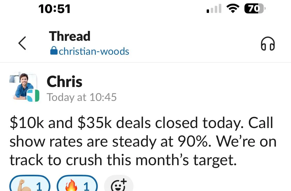Contractor social proof screenshot 16