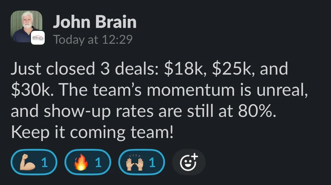 Contractor social proof screenshot 10