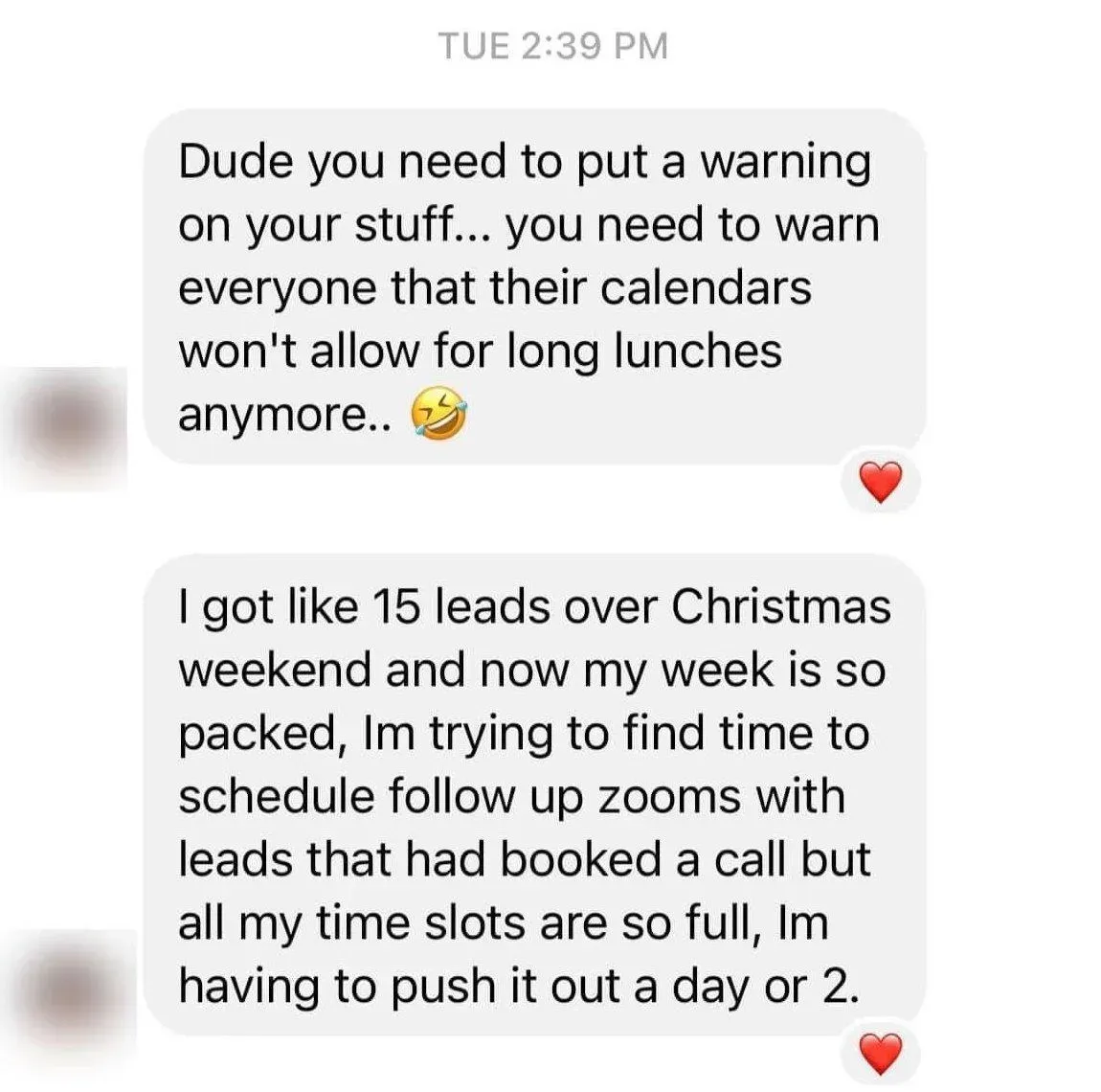 Contractor social proof screenshot 30