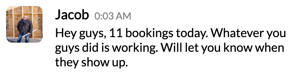 Contractor social proof screenshot 31