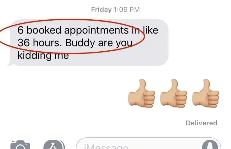 Contractor social proof screenshot 20