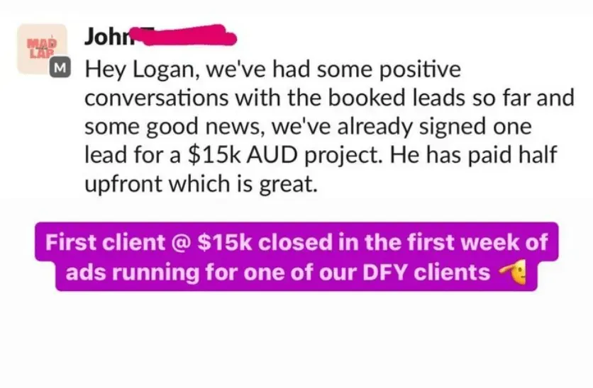 Contractor social proof screenshot 36