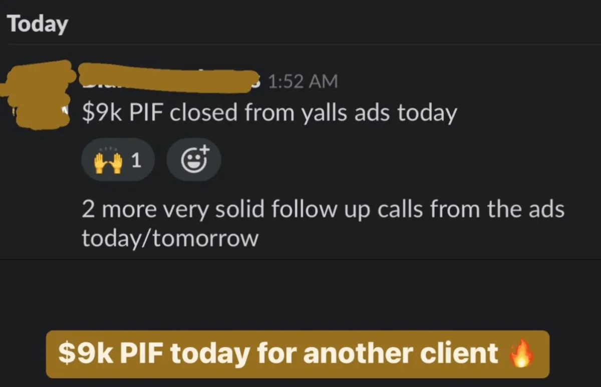 Contractor social proof screenshot 37