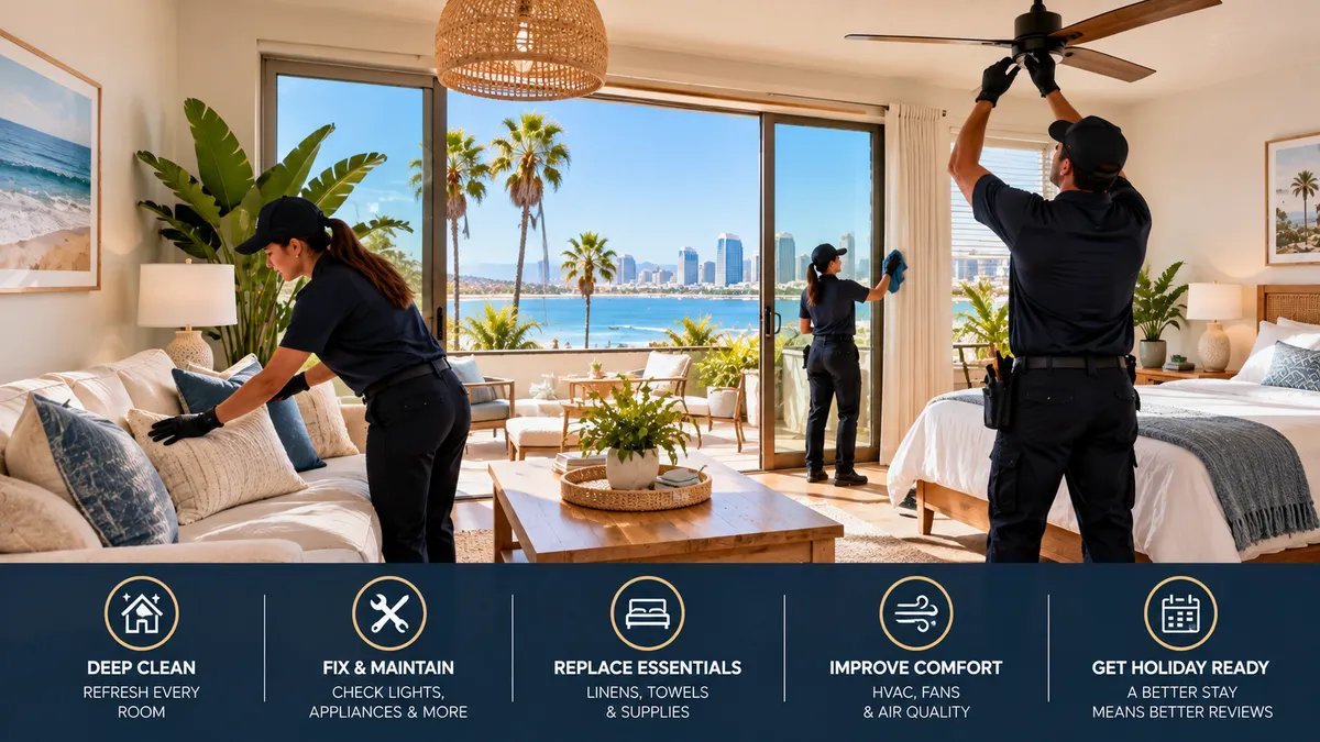 Off-Season Airbnb Maintenance