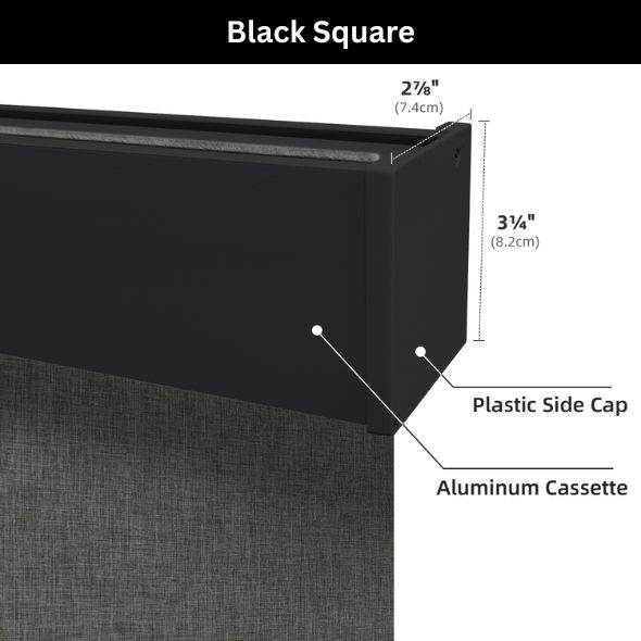 VALANCE OPTIONS - Black Square