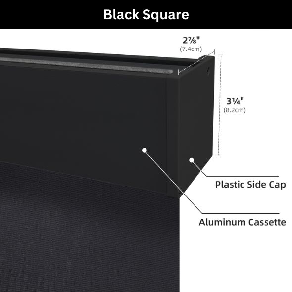 VALANCE OPTIONS - Black Square