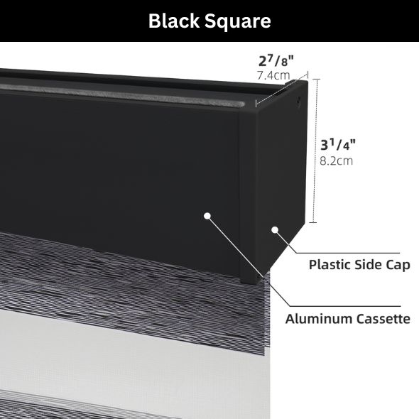 VALANCE OPTIONS - Black Square