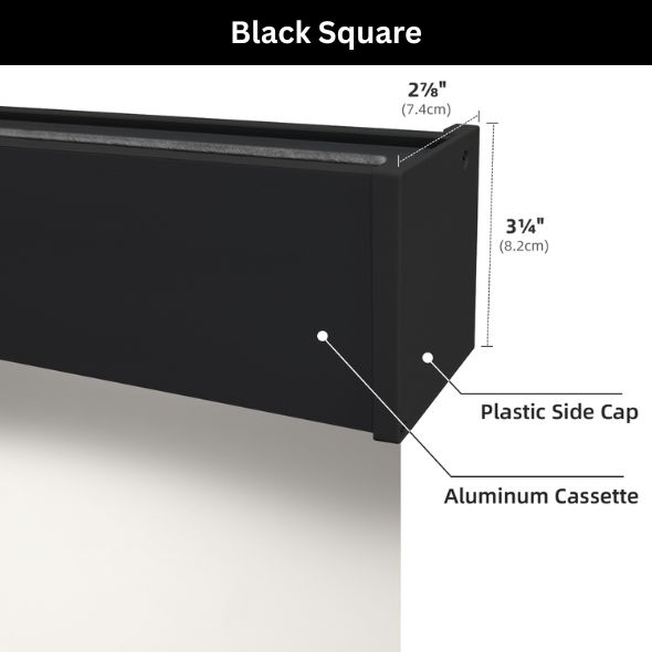 VALANCE OPTIONS - Black Square