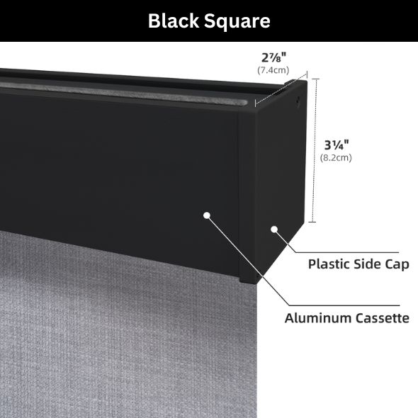 VALANCE OPTIONS - Black Square