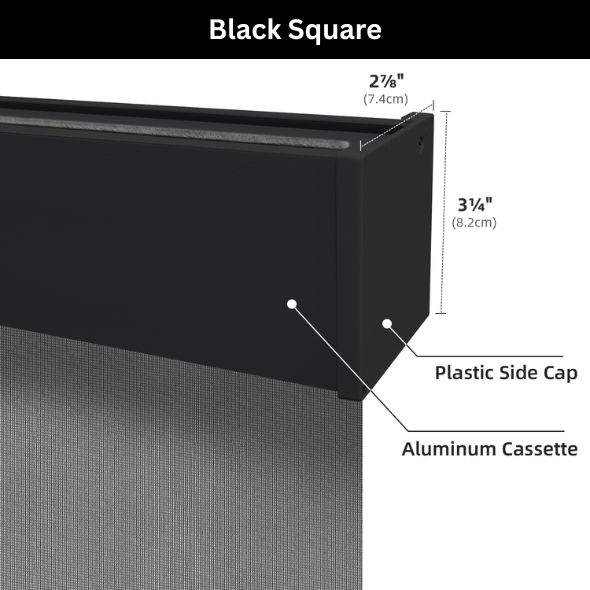 VALANCE OPTIONS - Black Square