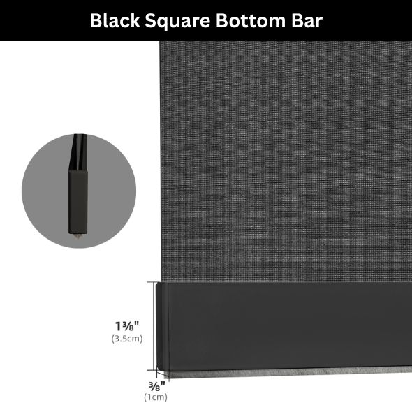 BOTTOM BAR - Black Square