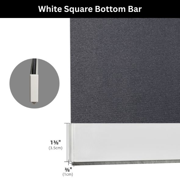 BOTTOM BAR OPTIONS - White Square