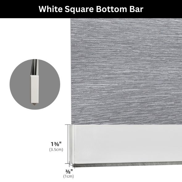 BOTTOM BAR OPTIONS - White Square