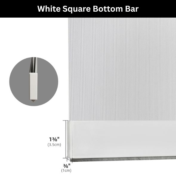 BOTTOM BAR OPTIONS - White Square