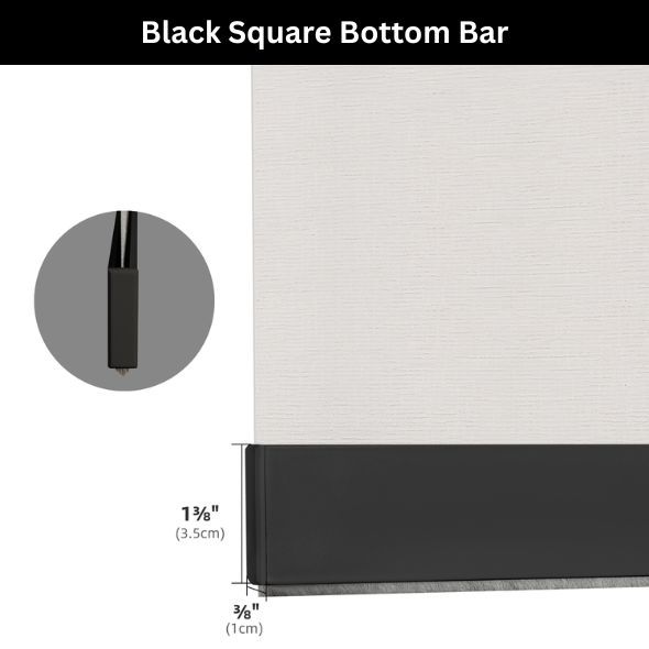 BOTTOM BAR OPTIONS - Black Square