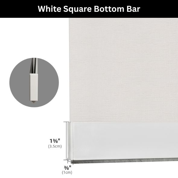 BOTTOM BAR OPTIONS - White Square