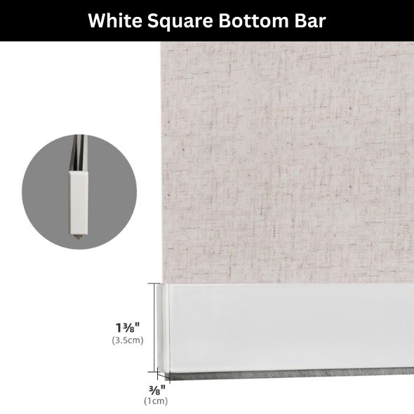 BOTTOM BAR OPTIONS - White Square