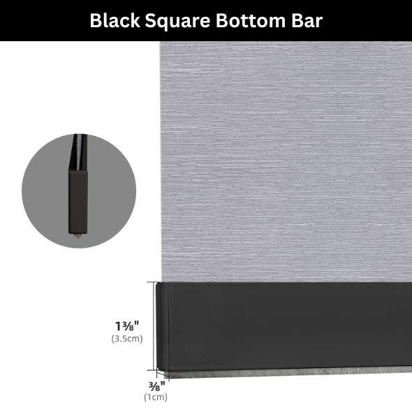BOTTOM BAR OPTIONS - Black Square