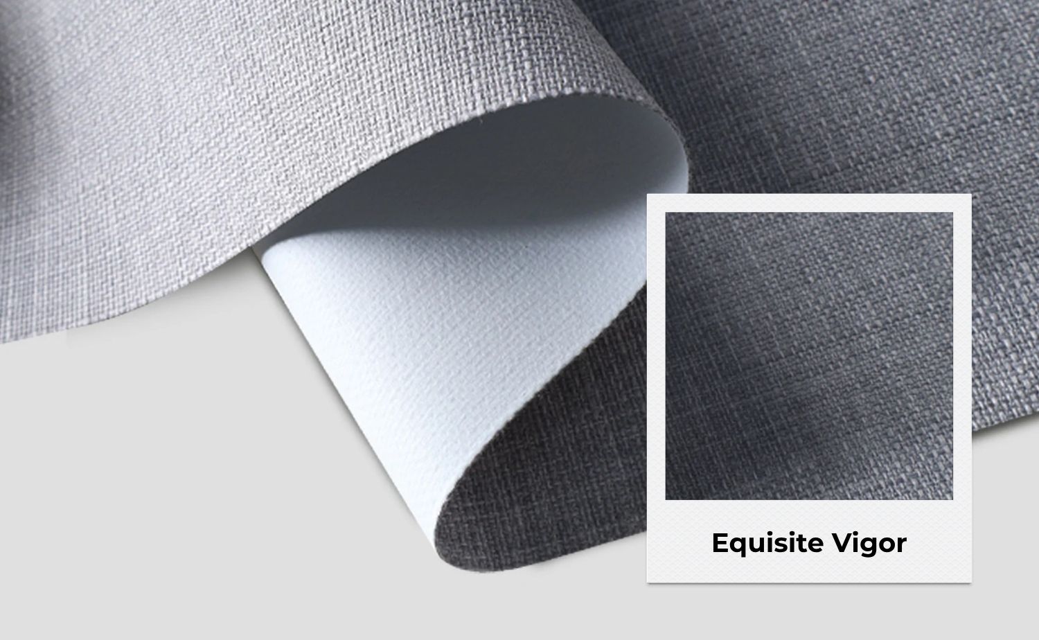 Equisite Vigor Roller Shades 100% Blackout Vigor