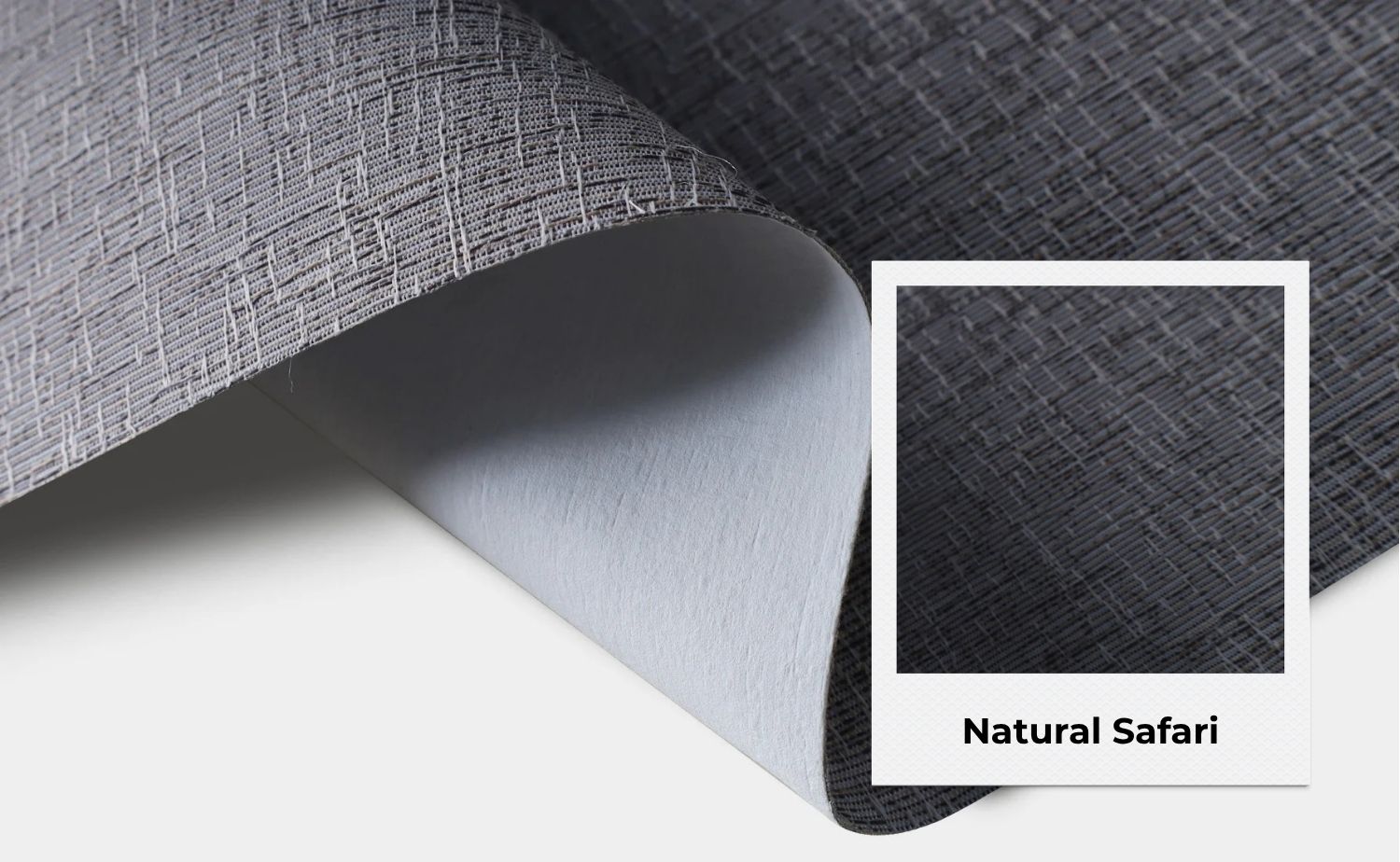 Natural Safari Roller Shades 100% Blackout Safari