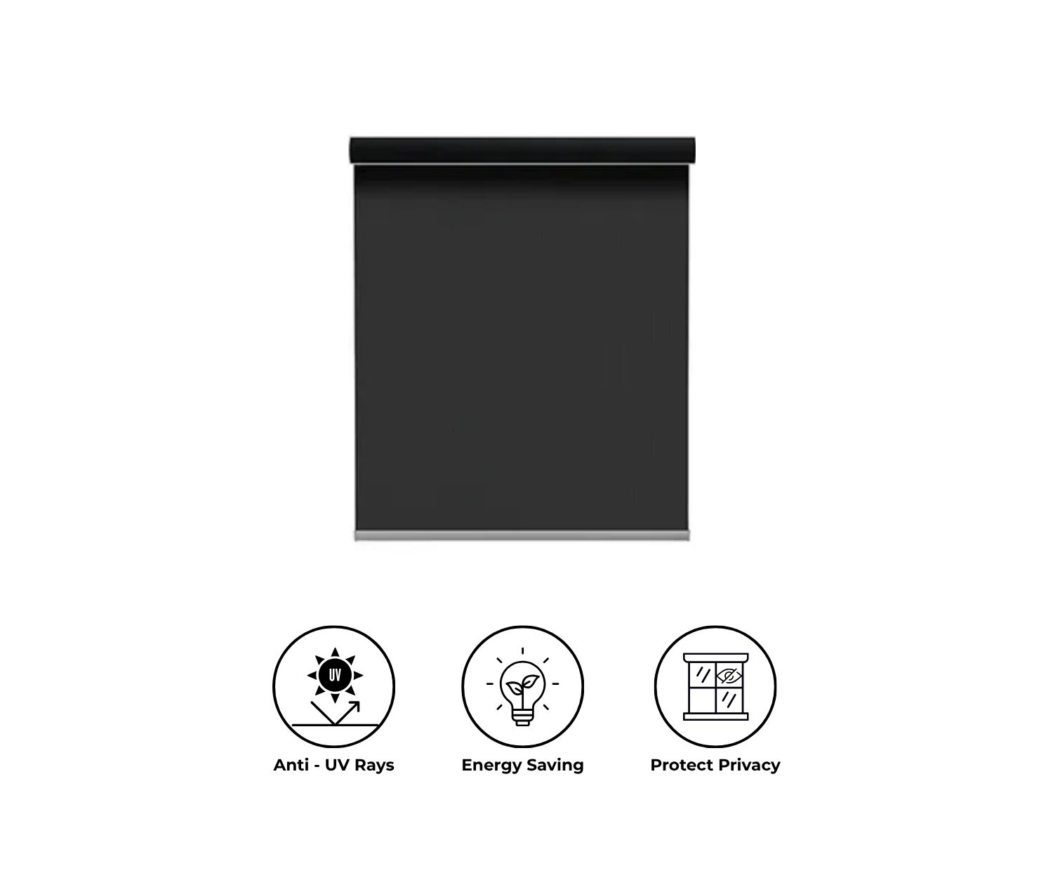 Roller Shades 100% Blackout Vinyl 