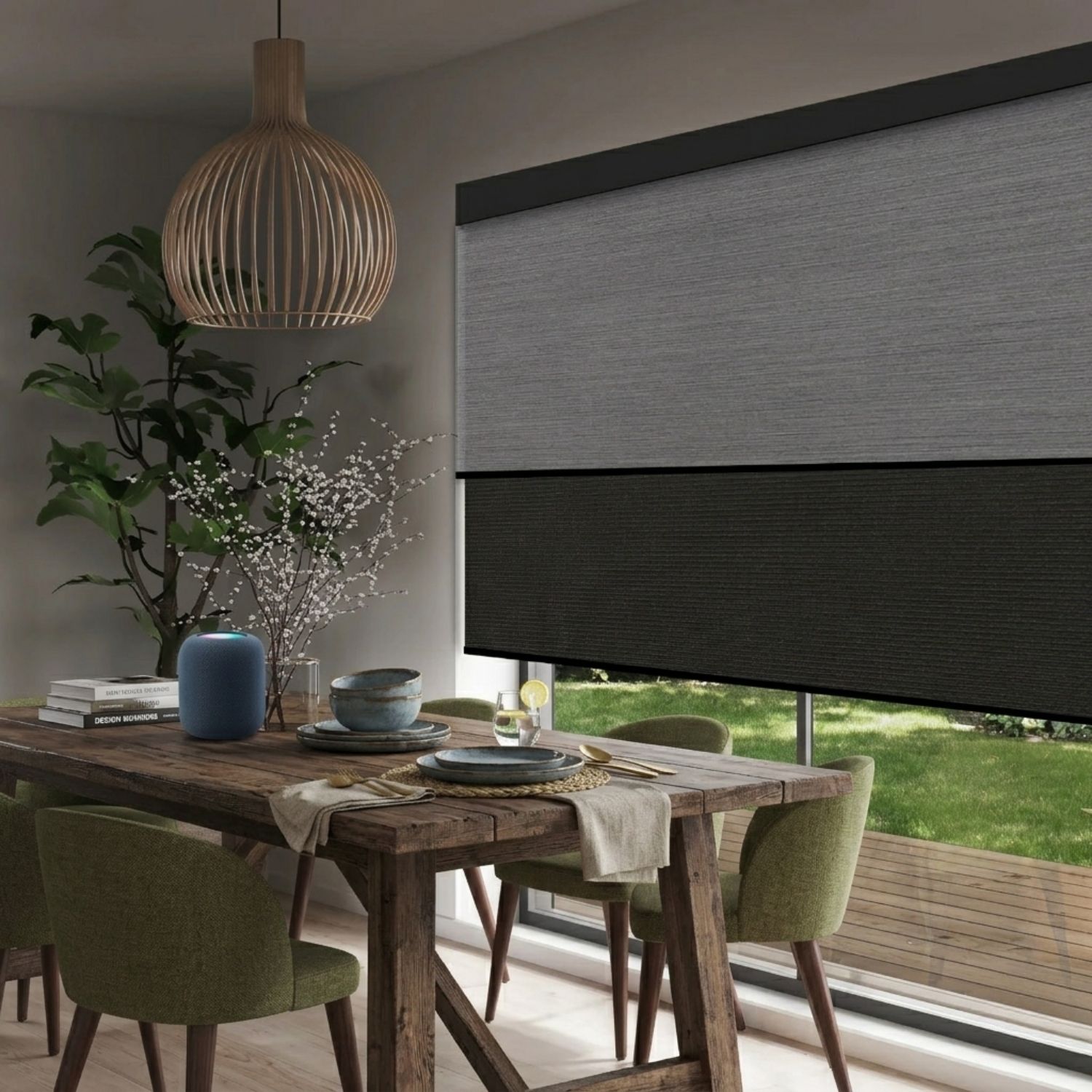 This is a Motorized Dual Shades