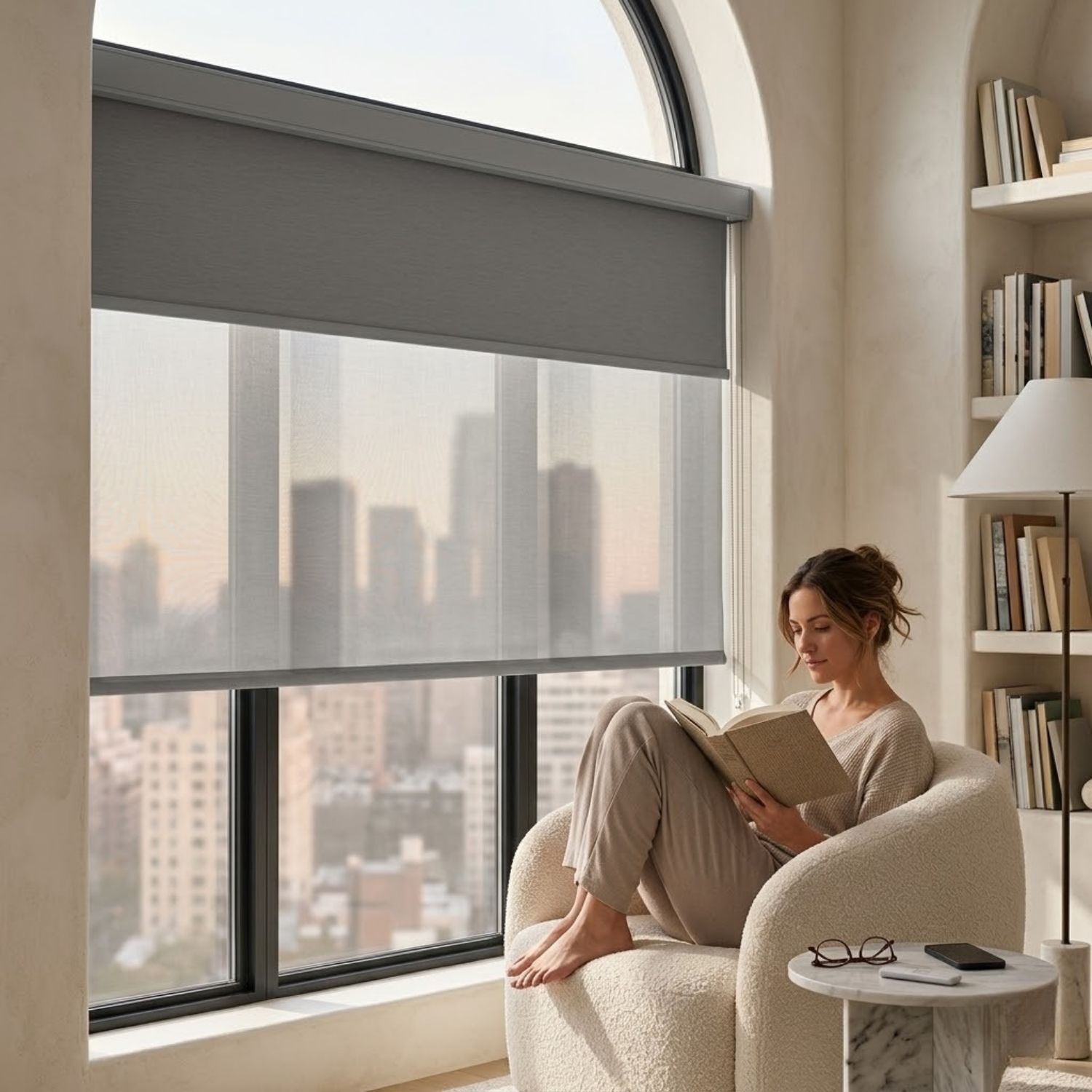 This is a Motorized Dual Shade Harmony Duo Plus