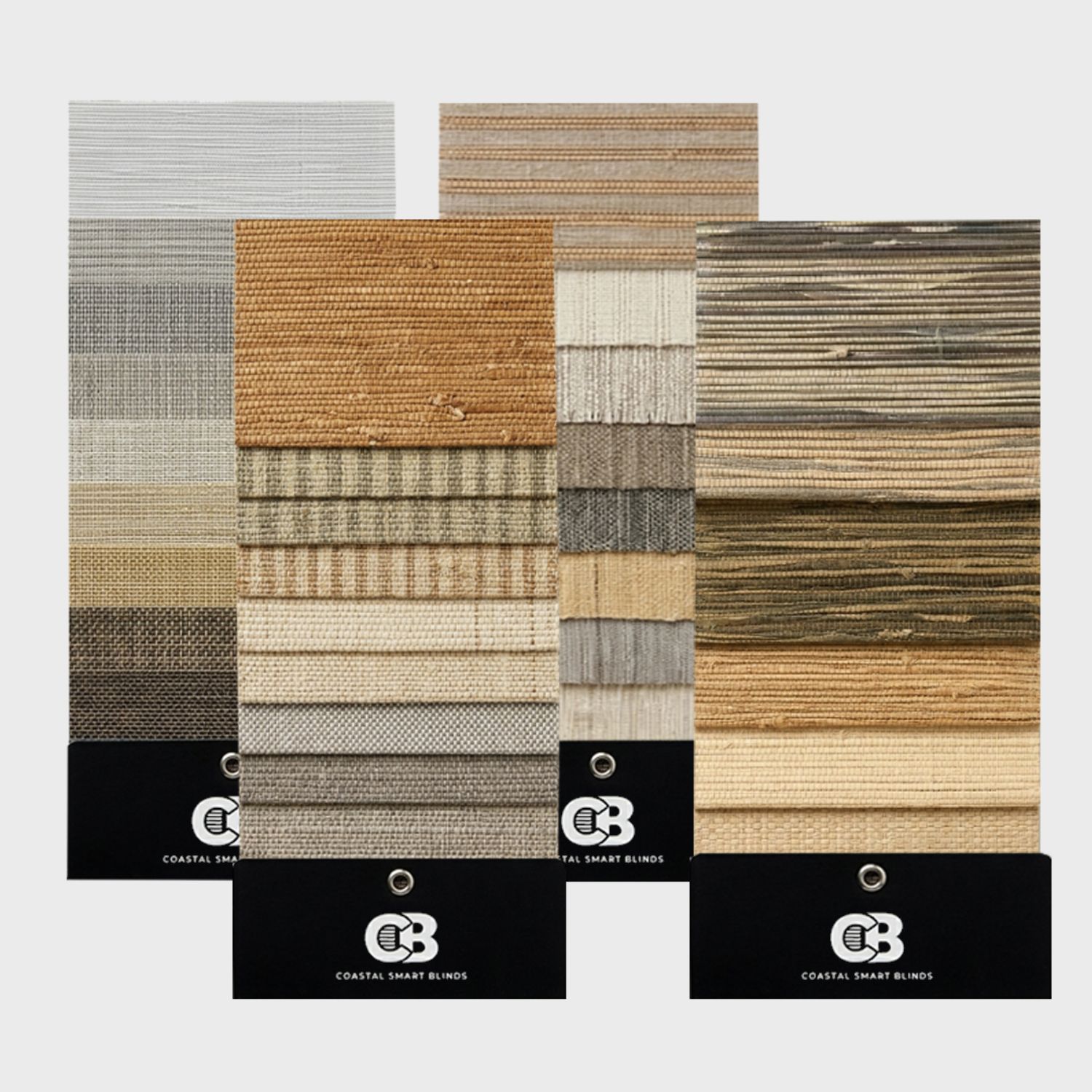 This is a Woven Wood Four Fabric Samples