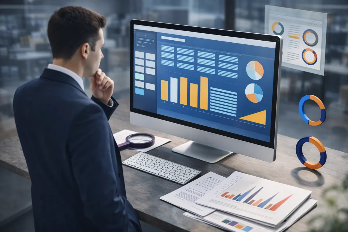 Marketing team reviewing performance dashboards as Beefy Tech Systems optimizes business analytics and conversion data