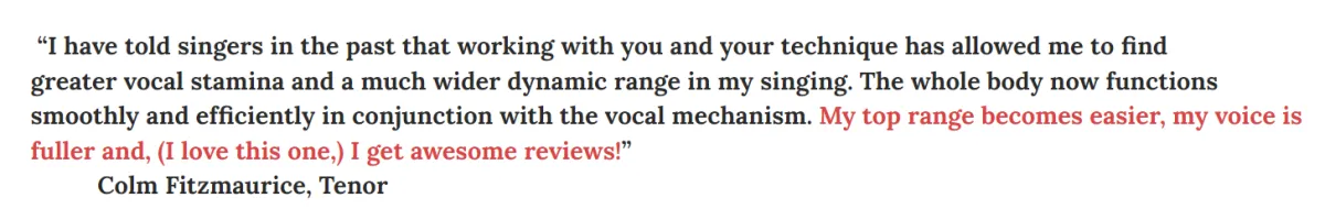 - vocal and piano lessons Review