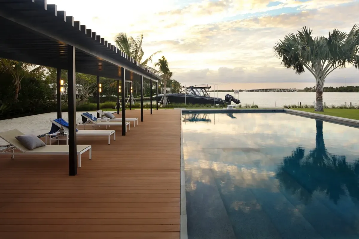 Gables Pool case study featuring AI technology and analytics dashboard for automated lead capture and booking systems