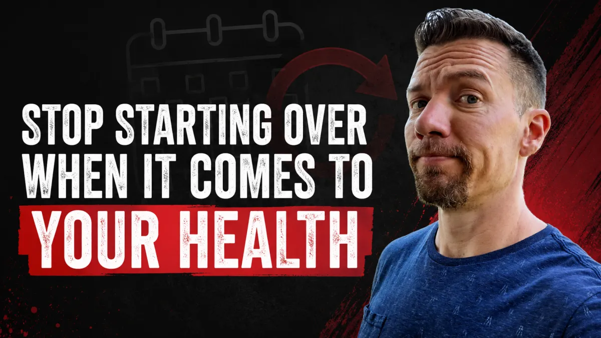 Why Men Over 40 Keep Restarting Their Health Plan Every Monday