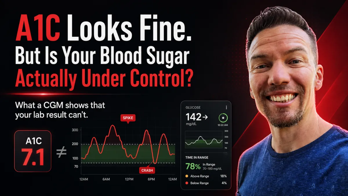Your A1C Said You Were Fine. Your Blood Sugar Disagreed All Week Long.