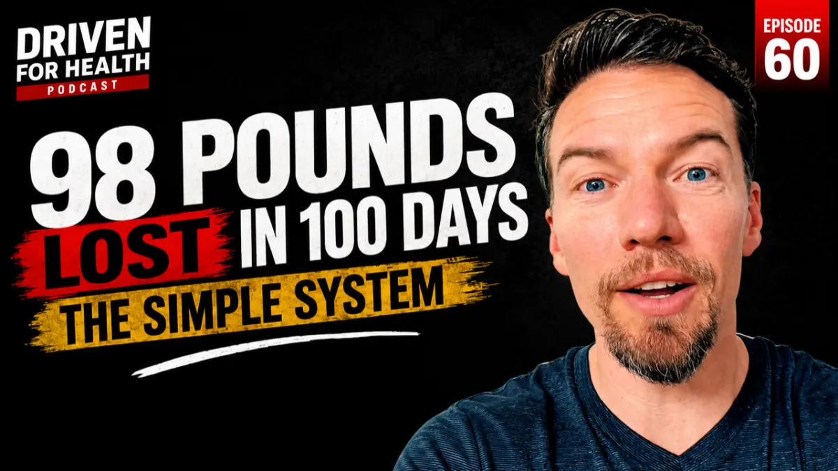 Coach Brian Parana breaking down the 100-day system busy men used to lose fat, on the Driven For Health podcast.