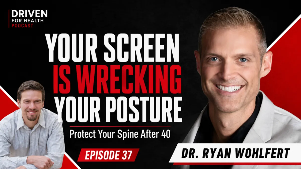 How Poor Posture Is Destroying Your Spine After 40 | Dr. Ryan Wohlfert | Driven For Health