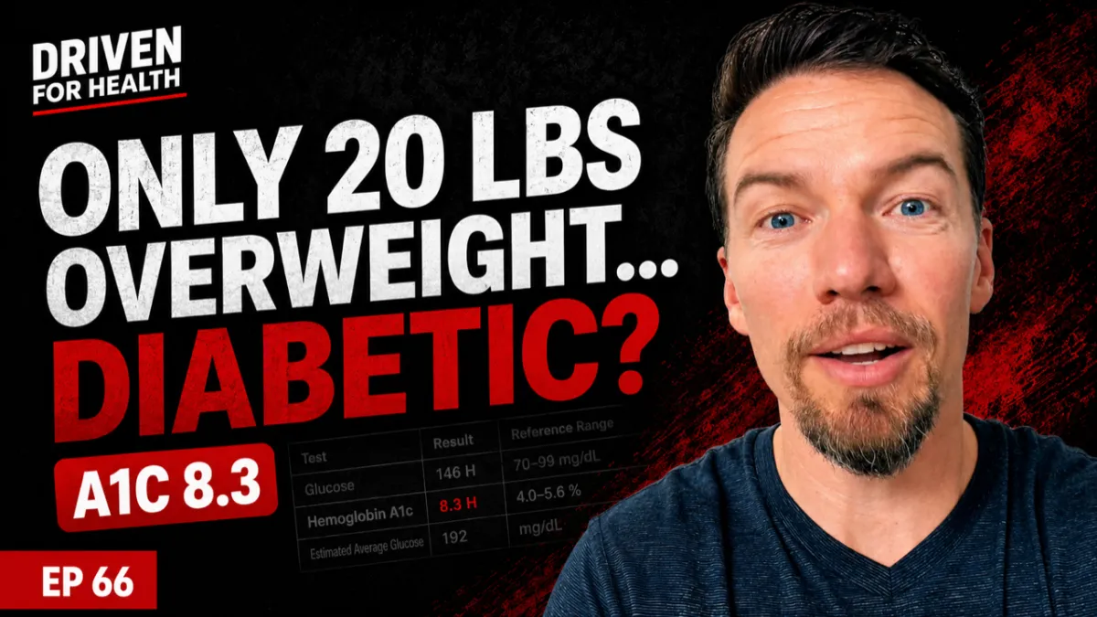 20 Pounds Overweight and Diabetic: What Neal's 8.3 A1C Teaches Men Over 40