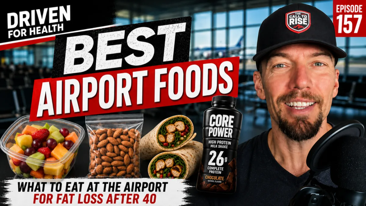 What To Eat At The Airport for Fat Loss, Coach Brian Parana's episode on planning food for a full travel day.