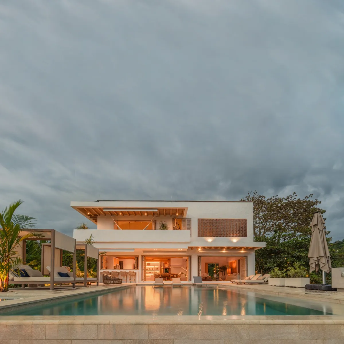 brown and black house