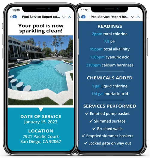swimming pool cleaning service