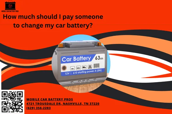 How much should I pay someone to change my car battery?