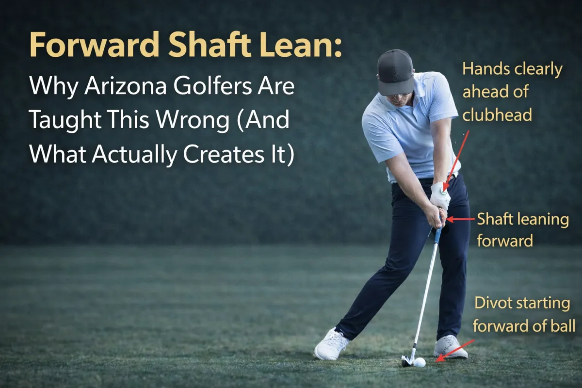 Forward Shaft Lean: Why Arizona Golfers Are Taught This Wrong