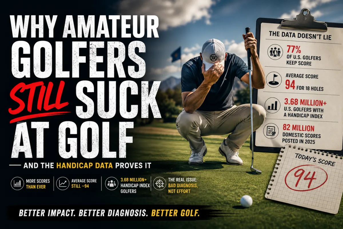 Why Amateur Golfers Still Suck: Diagnosis & Better Impact