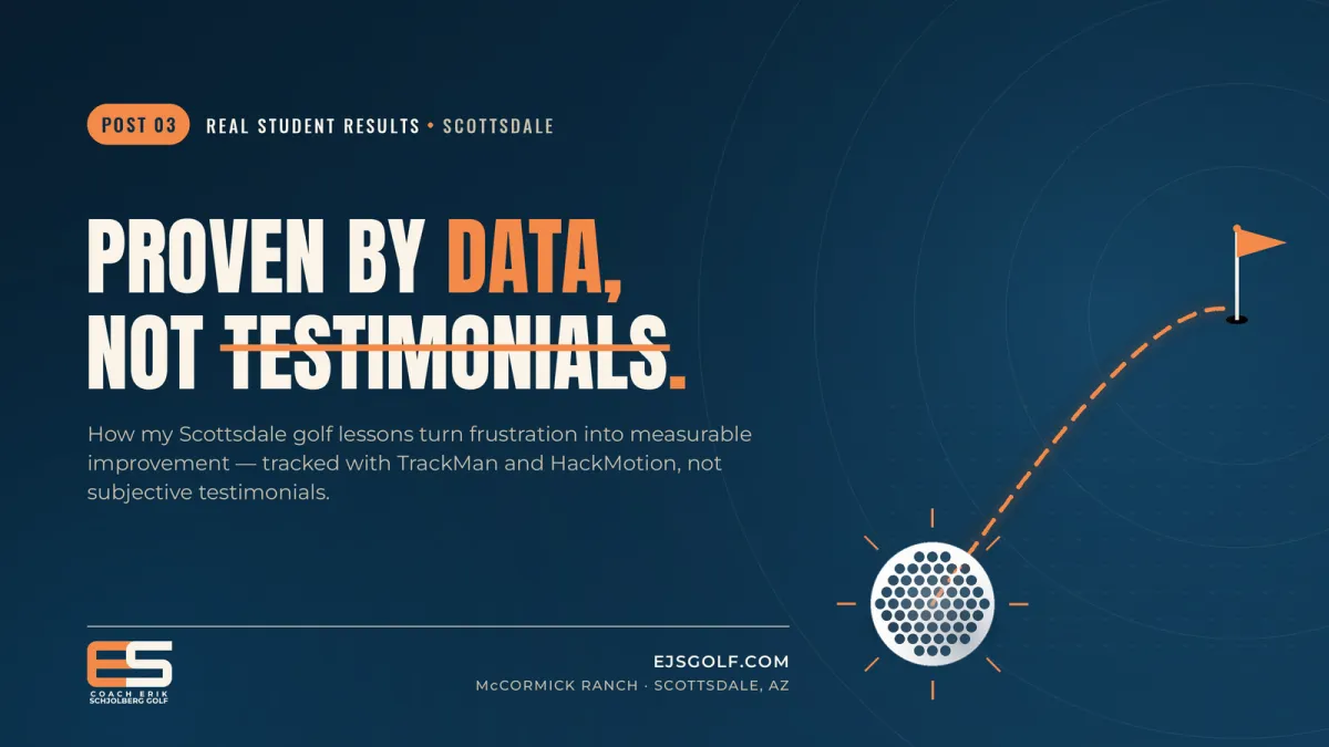 Scottsdale Golf Lessons: Real Student Results & Data-Driven Fixes