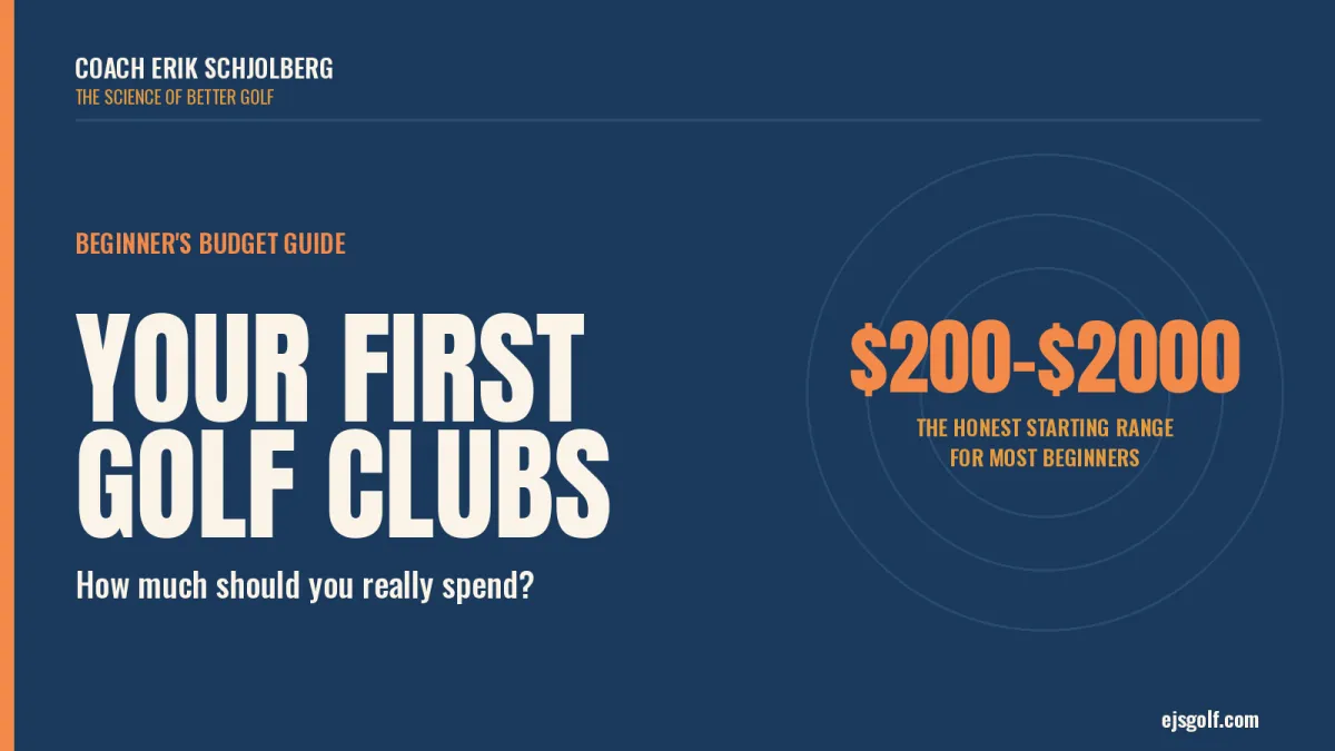 How Much Should You Spend on Your First Set of Golf Clubs?